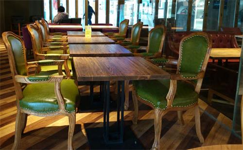 咖啡餐廳定制咖啡店桌椅可以提要求但不能太過