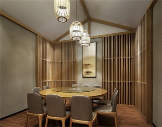 中式正餐湘菜館-鄉(xiāng)村館餐飲空間設(shè)計(jì)