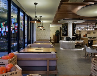 連鎖——拾味館?？趪Q店餐廳空間設計