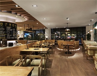 連鎖——拾味館?？谏习畎賲R城店餐廳飲空間設計